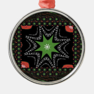 Adorno Metálico Fondo de estrellas de remolque