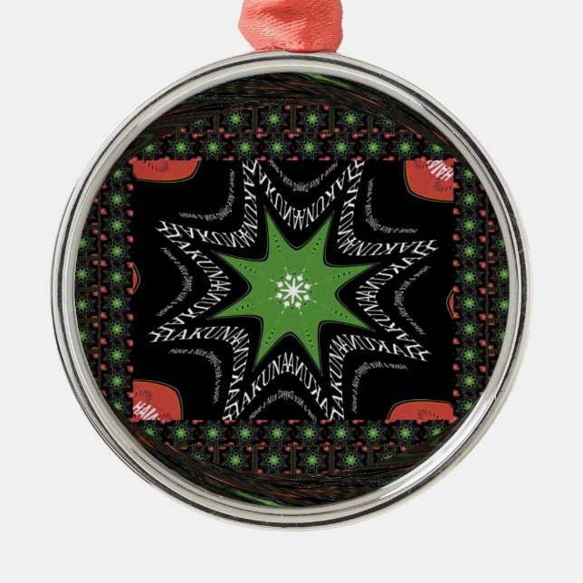 Adorno Metálico Fondo de estrellas de remolque (Frente)