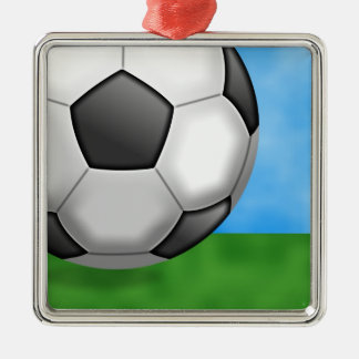 Adorno Metálico Fondo del fútbol