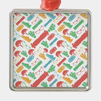 Adorno Metálico Fondo del vector para los accesorios para los