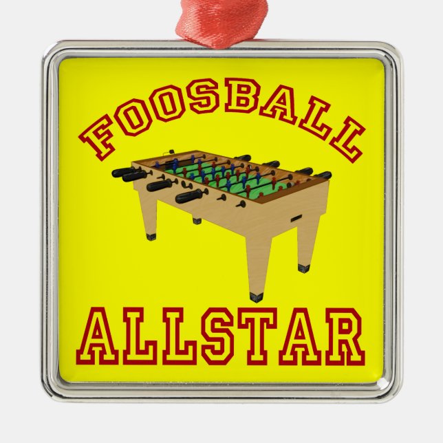 Adorno Metálico Foosball Allstar (Frente)