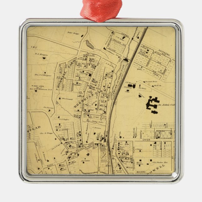 Adorno Metálico Fordham (Frente)