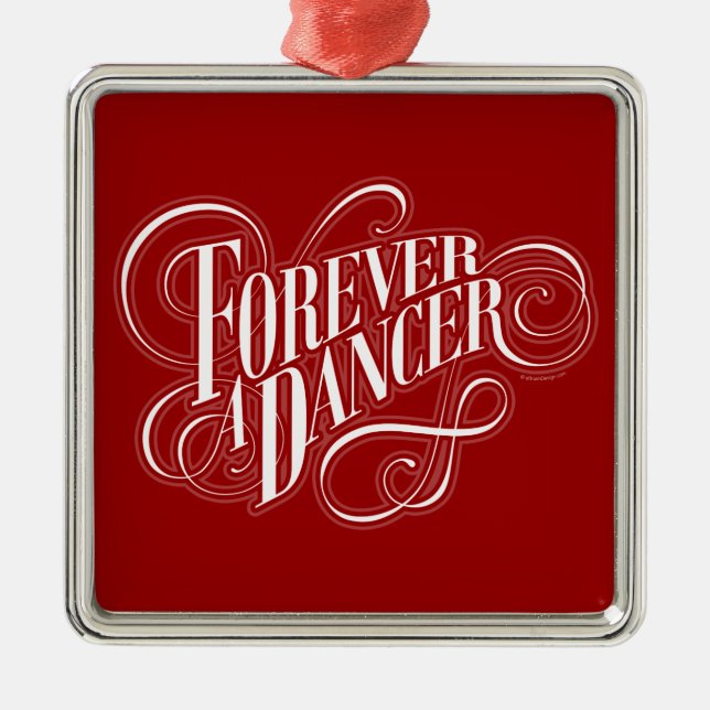 Adorno Metálico Forever A Dancer (Frente)