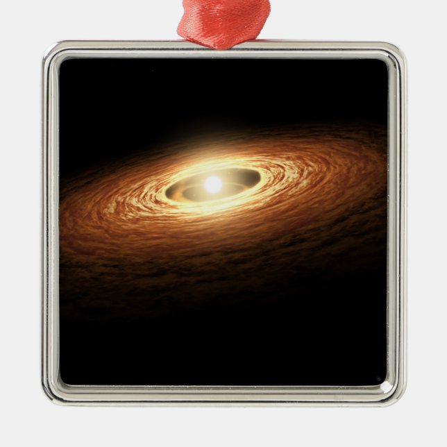 Adorno Metálico Formación de cristal de silicato (Frente)