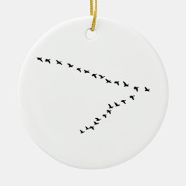 Adorno Metálico Formación de los gansos "V" del vuelo