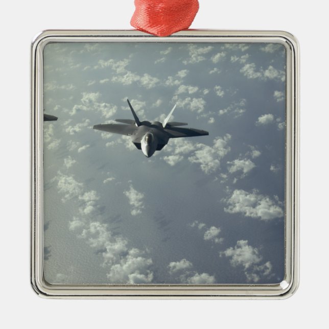 Adorno Metálico Formación de tres buques de Raptores F-22 (Frente)