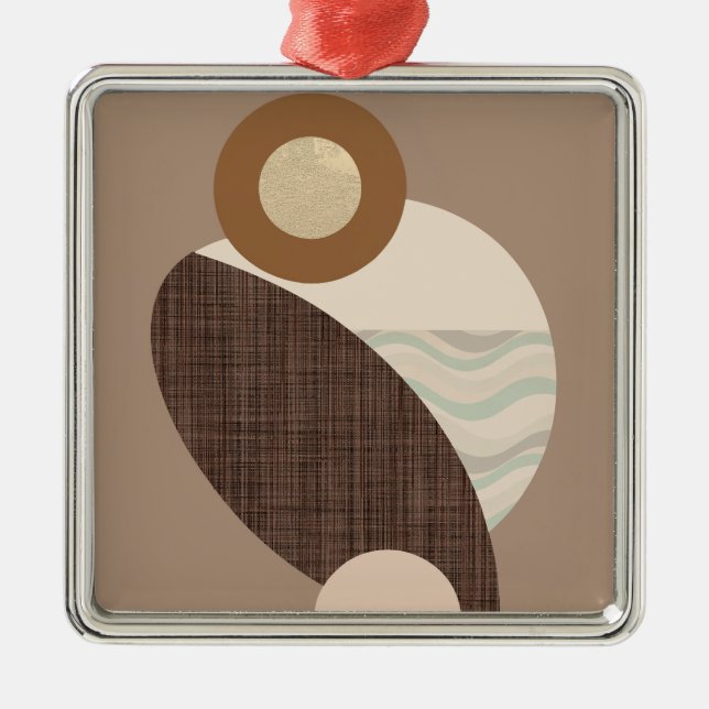 Adorno Metálico Formas terrenales (Frente)