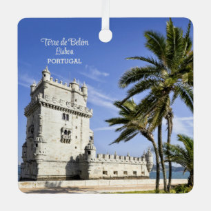 Adorno Metálico Foto de la torre Belém en Lisboa, Portugal