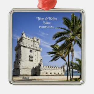 Adorno Metálico Foto de la torre Belém en Lisboa, Portugal