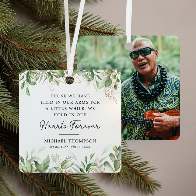 Adorno Metálico Foto de memoria botánica Keepsake (Subido por el creador)
