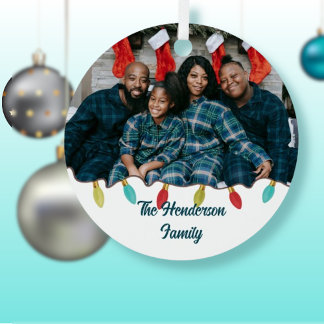 Adorno Metálico Foto de Navidades de Vibe Retro