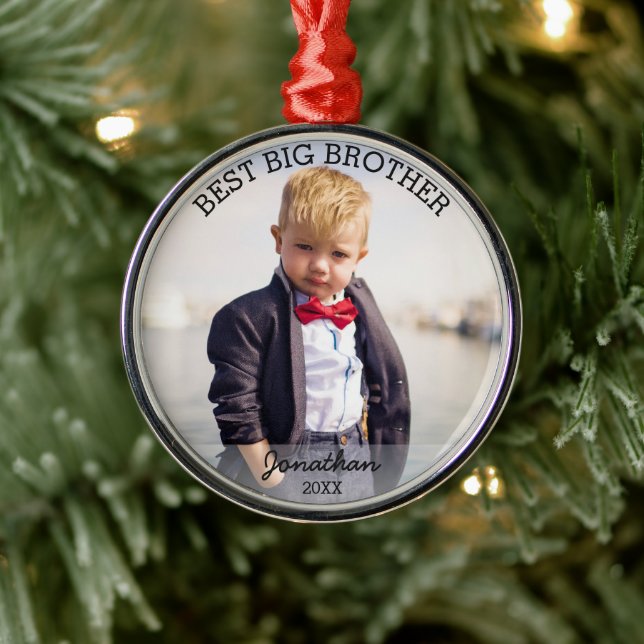 Adorno Metálico Foto de Navidades Personalizados del mejor Gran He (Árbol)