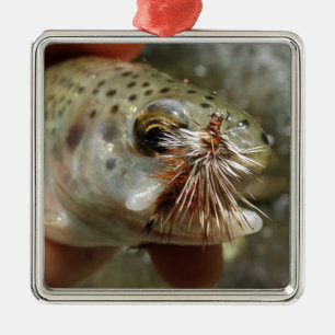 Adorno Metálico Foto de Rainbow Trout