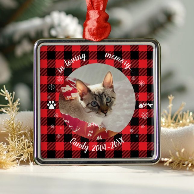 Adorno Metálico Foto de recuerdo de mascota con cuadros de Búfalo  (Subido por el creador)