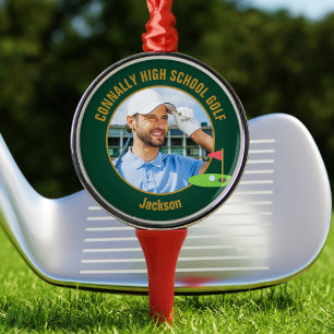 Adorno Metálico Foto del golfista de Green Gold equipo de golf de