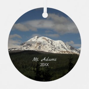 Adorno Metálico Foto Horizontal de Mt. Adams