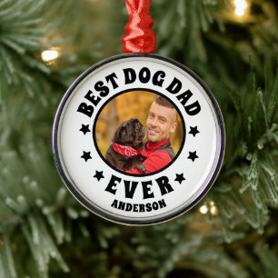 Adorno Metálico Foto Personalizado personalizada del mejor perro d