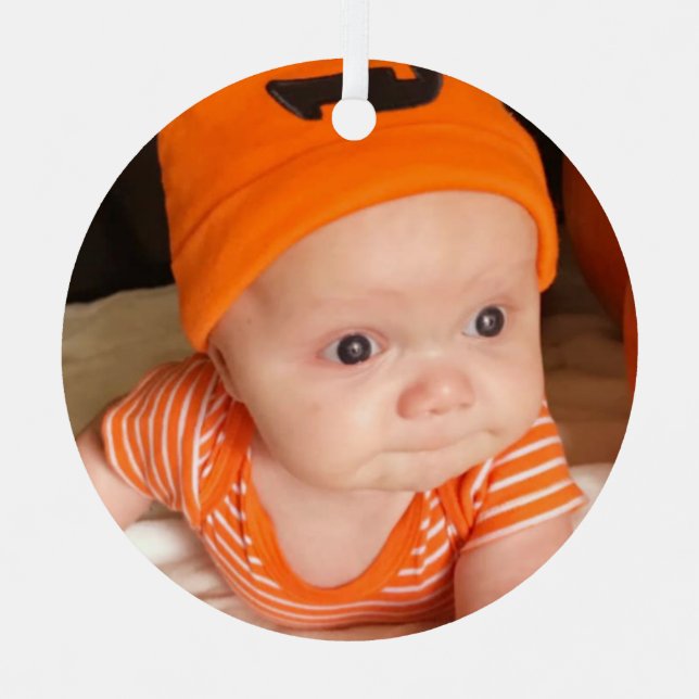 Adorno Metálico Foto Primera foto de Halloween de doble cara (Anverso)