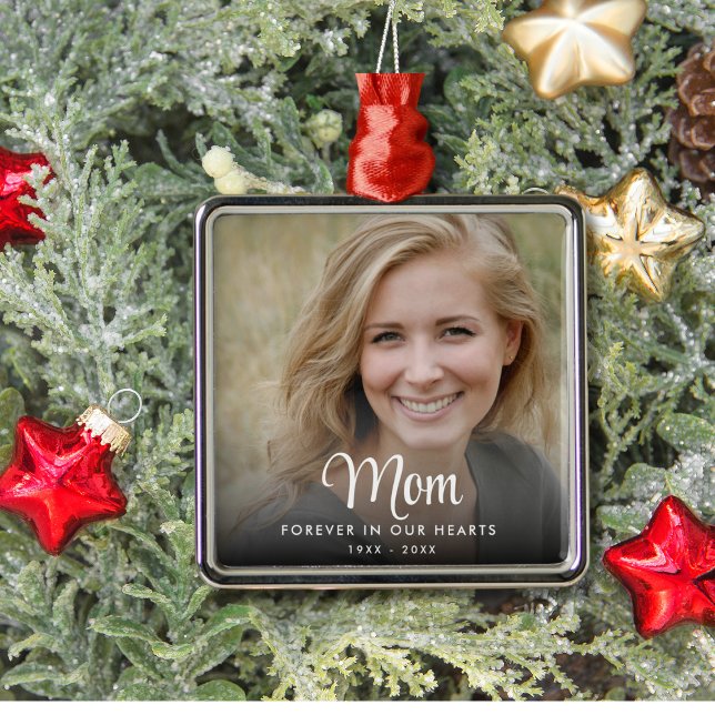 Adorno Metálico Foto Simple Para Siempre En Nuestro Memorial Del C (Subido por el creador)