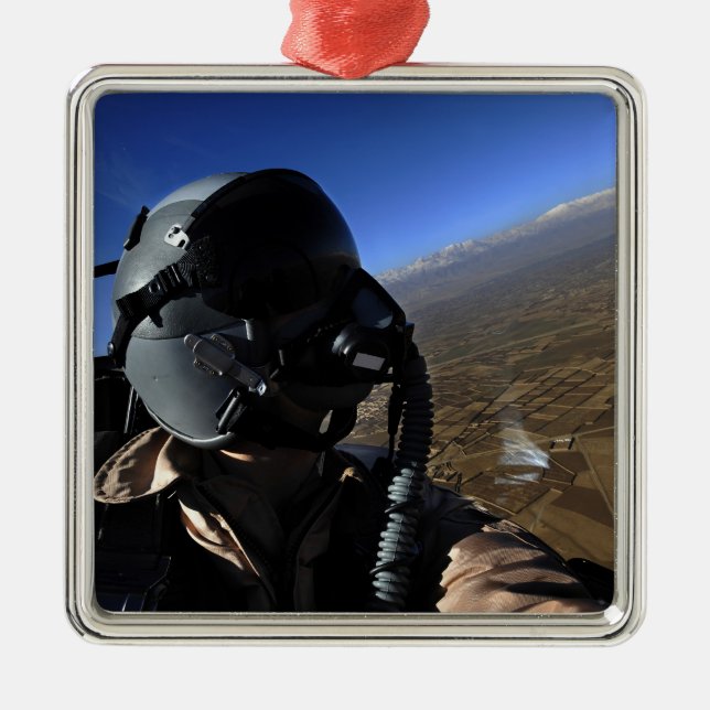 Adorno Metálico Fotógrafo de combate aéreo de la Fuerza Aérea de E (Frente)