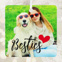 Fotos de Mejor Amigas Perro Lindo Mamá Corazón Roj