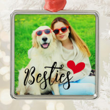 Fotos de Mejor Amigas Perro Lindo Mamá Corazón Roj
