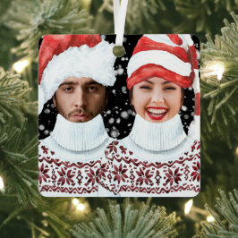Adorno Metálico Fotos divertidas Navidades personalizados
