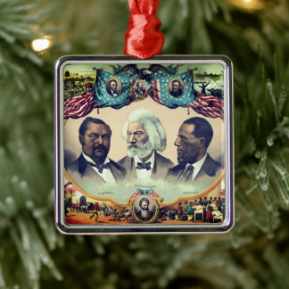 Adorno Metálico Fr3d3rick Bailey Douglass con negro abolicionista