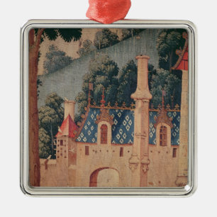 Adorno Metálico Fragmento de una tapicería medieval