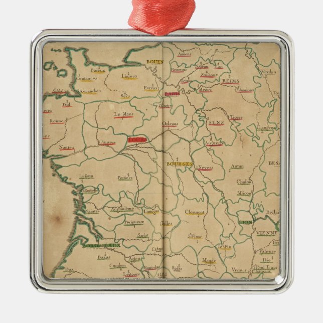 Adorno Metálico Francia 32 (Frente)