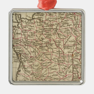 Adorno Metálico Francia, departemens