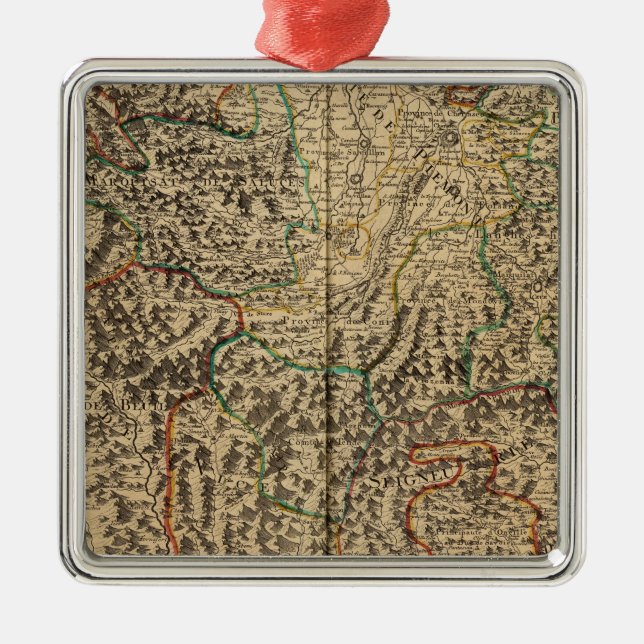 Adorno Metálico Francia e Italia (Frente)