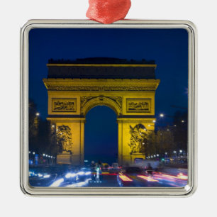 Adorno Metálico Francia, París. El Arco de Triunfo y el