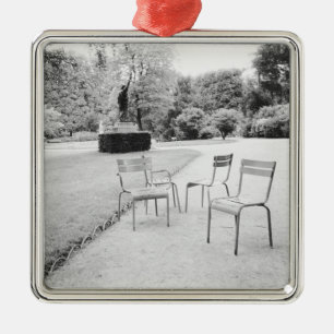 Adorno Metálico FRANCIA, París: Estatua de los Jardines de Luxemb