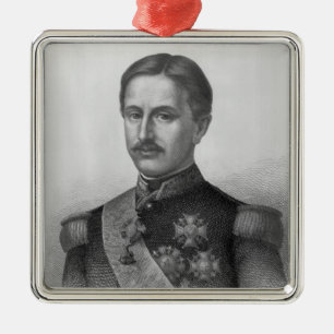 Adorno Metálico Francisco II de los dos Sicilies