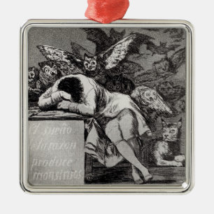 Adorno Metálico Francisco Jose de Goya y Lucientes el el sueño