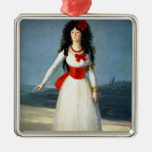 Adorno Metálico Francisco Jose de Goya y Lucientes el   la duquesa