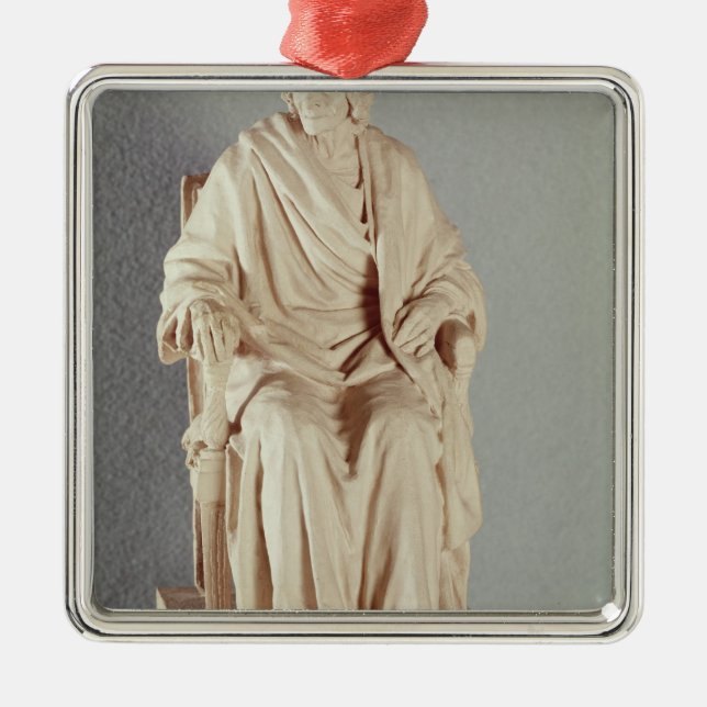 Adorno Metálico Francois Marie Arouet Voltaire 1778 (Frente)