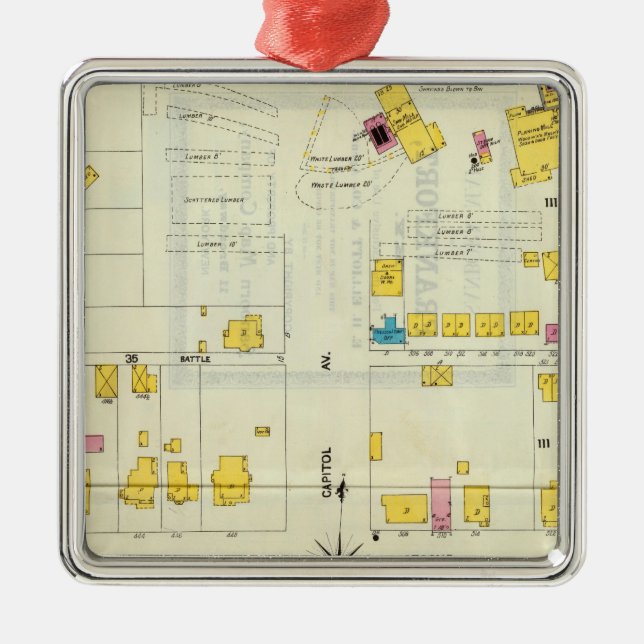 Adorno Metálico Frankfort, Kentucky 13 (Frente)