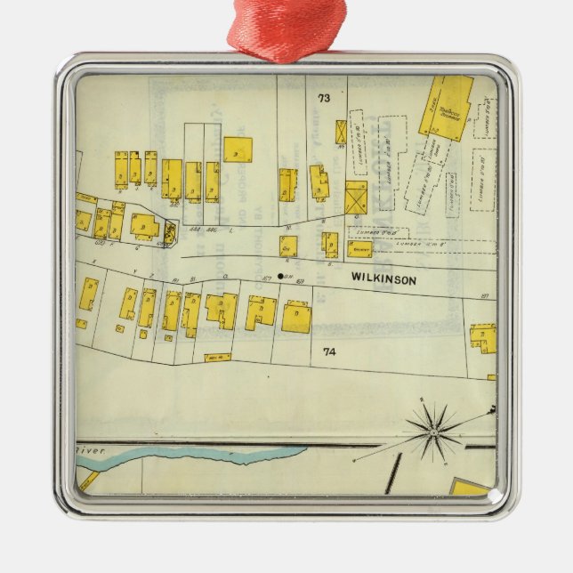 Adorno Metálico Frankfort, Kentucky 18 (Frente)