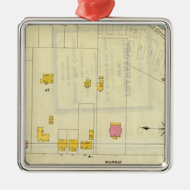 Adorno Metálico Frankfort, Kentucky 9 (Frente)