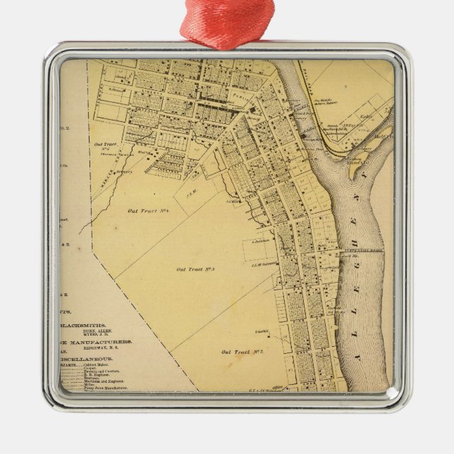 Adorno Metálico Franklin (Frente)