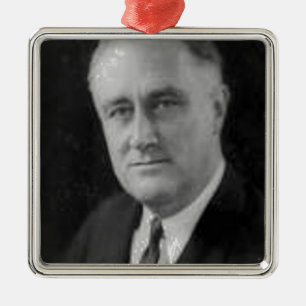 Adorno Metálico Franklin D Roosevelt