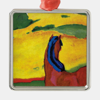 Adorno Metálico Franz Marc - Caballo en un paisaje