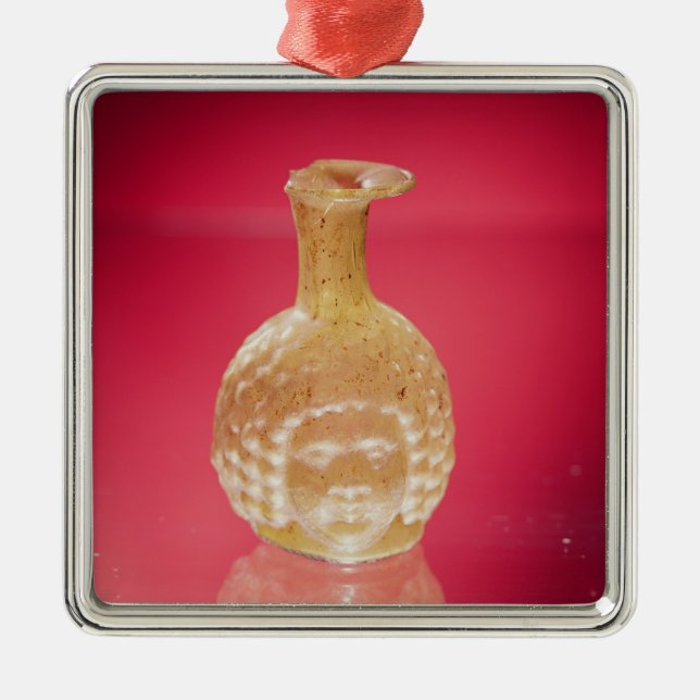 Adorno Metálico Frasco principal de Jano, ANUNCIO del siglo III (Frente)