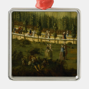 Adorno Metálico Frederick el grande a caballo