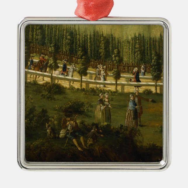 Adorno Metálico Frederick el grande a caballo (Frente)