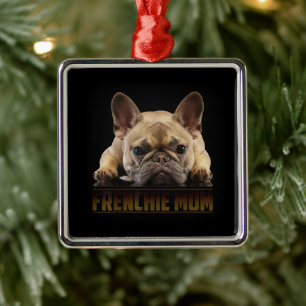 Adorno Metálico Frenchie Mama T Women Bulldog francés regalo a mam
