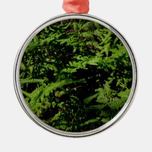 Adorno Metálico Frenos de suelo forestal verde botánico