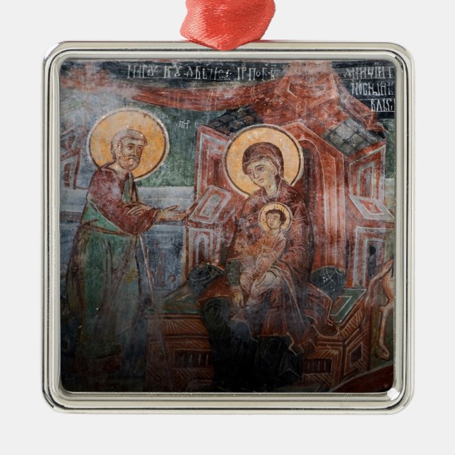 Adorno Metálico Frescos de la Iglesia Serbia del siglo XIV, 2 (Frente)
